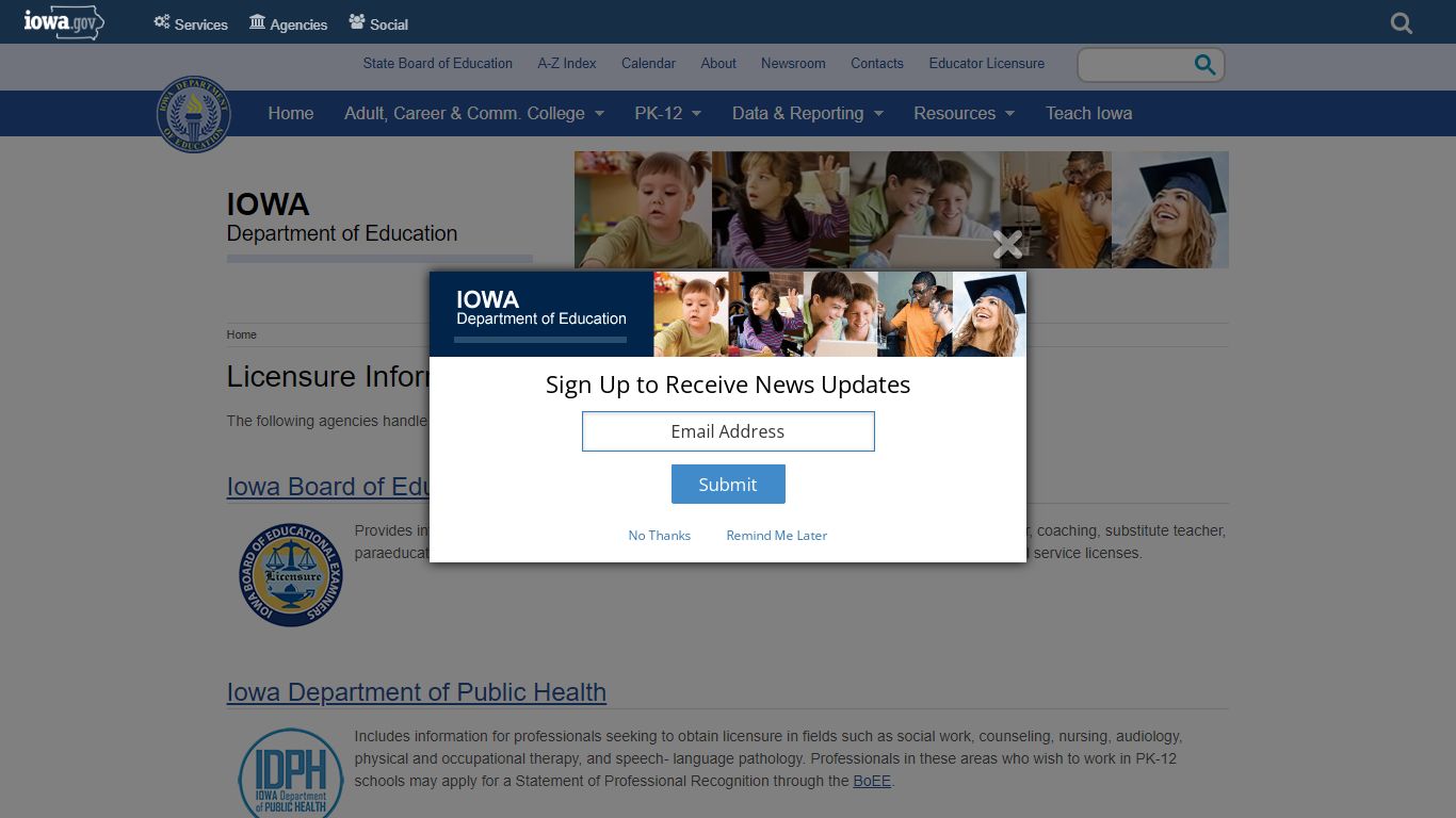 Licensure Information | Iowa Department of Education